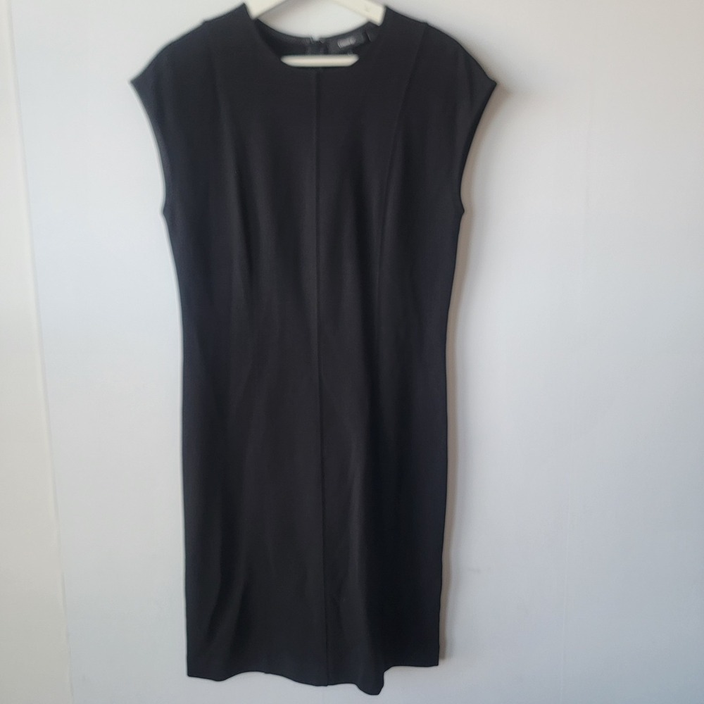 Theory women's  Onine Oxford Knit Day Dress size 8 Preppy Quiet Luxury Capsule